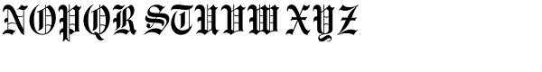 engravers old english font letters